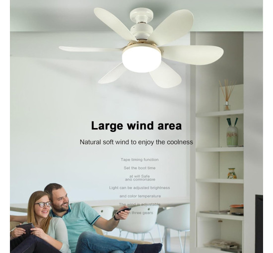 Светодиодный вентилятор Genérico с дистанционным управлением (my-21217)