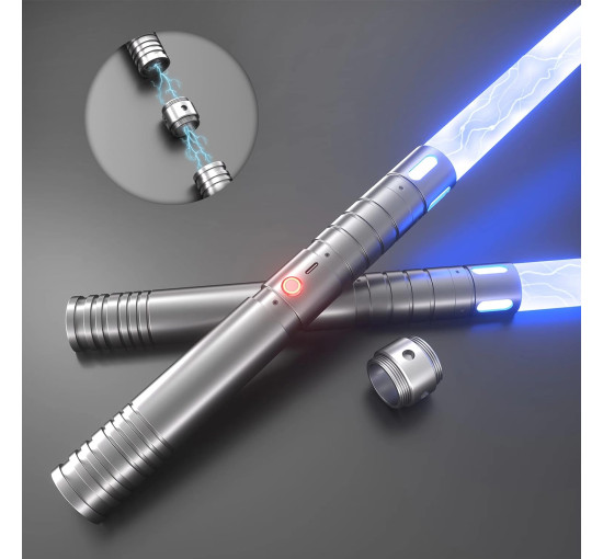 Світловий меч Kiseely з металевими рукоятками, що вібрують (my-21100)