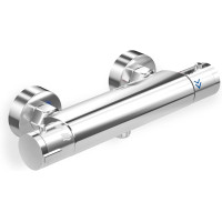 Термостатический смеситель для душа Marketero с одним рычагом, серебристый (my-21012)