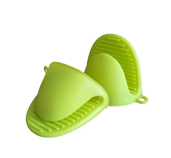 Термостойкие прихватки Dealsure для духовки, зеленый (my-21119)