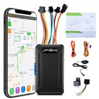 Трекер GPS автомобильный SinoTrack 906L 4G с блокировкой двигателя и микрофоном, черный (my-21118)