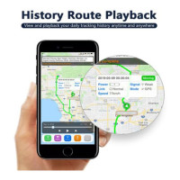 Трекер GPS автомобильный SinoTrack 906L 4G с блокировкой двигателя и микрофоном, черный (my-21118)