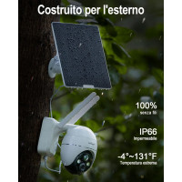 Уличная камера видеонаблюдения с солнечной панелью ieGeek ZY-G1 4G/3G LTE (my-21002)