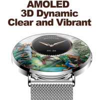 Ультратонкий смарт-годинник XRXT X21,32-дюймовий AMOLED-дисплей (my-21115)