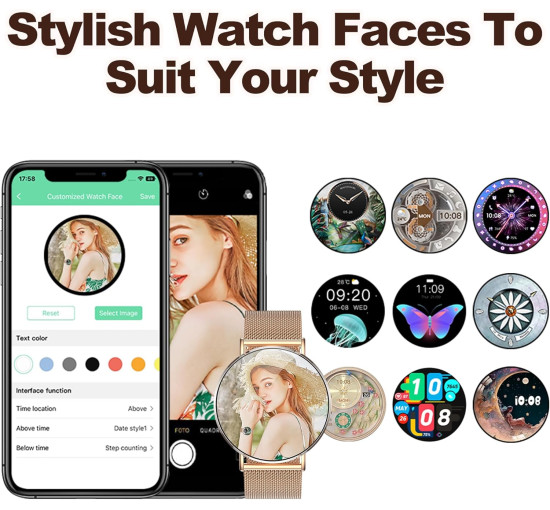 Ультратонкий смарт-годинник XRXT X21,32-дюймовий AMOLED-дисплей (my-21115)