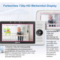 Умная видеоняня Vtech VM901-1W 5-дюймовый ЖК-дисплей, камера 1080p, белый (my-21084)