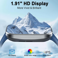 Розумний годинник Soudorv T70-2025 1,91-дюймовий HD-дисплей, синій (my-21105)