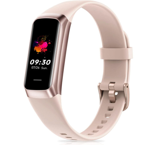 Умные часы Zeacool для подсчета калорий, с 1,10-дюймовым сенсорным AMOLED-экраном, розовый (my-21109)