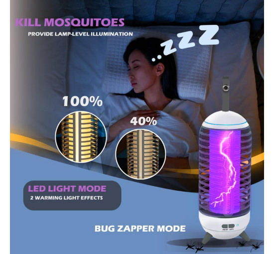 Знищувач комарів Galtville перезаряджається, 2500 мАг, білий (my-21193)