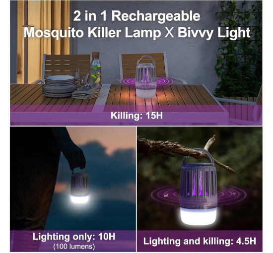 Знищувач комарів RIPPTON Grey Spider-R1, чорний (my-21192)