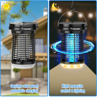 Знищувач мух PALONE LT807SL зі світлодіодним підсвічуванням, 4500 В, чорний (my-21191)