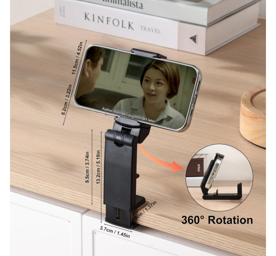 Универсальная подставка Urbanoki MSP-023 для телефона, черный (my-21156)