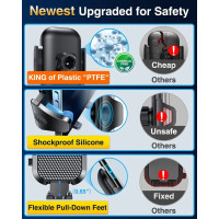 Универсальный автомобильный держатель для телефона VANMASS, черный (my-21131)