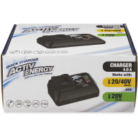 Универсальное зарядное устройство Activ Energy для аккумуляторных инструментов FERREX, черный (my-21092)