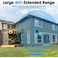 Підсилювач Wi-Fi Anluomafuy WD-1203U, ретранслятор, 1200 Мбіт/с, чорний (my-21120)
