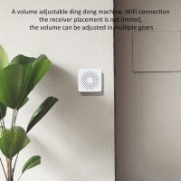 Відеодзвінок Bewinner X3 WiFi зі звуковим сигналом, білий (my-21163)