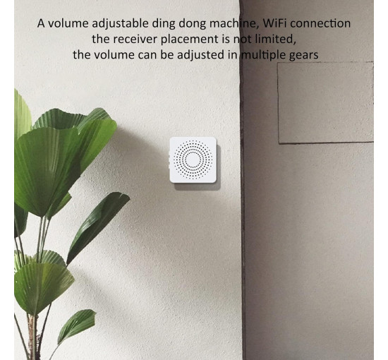 Видеозвонок Bewinner X3 WiFi со звуковым сигналом, белый (my-21163)