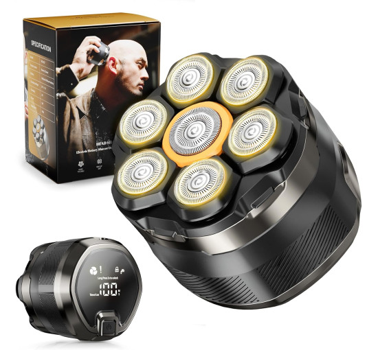 Водонепроникна бездротова електробритва Dyoonoer WD-927, сірий (my-21017)