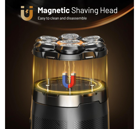 Водонепроникна бездротова електробритва Dyoonoer WD-927, сірий (my-21017)