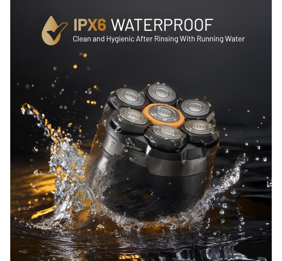 Водонепроникна бездротова електробритва Dyoonoer WD-927, сірий (my-21017)