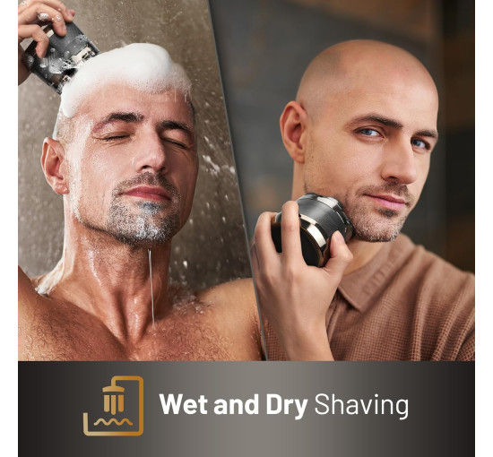 Водонепроникна бездротова електробритва Dyoonoer WD-927, сірий (my-21017)