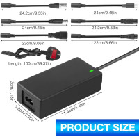 Зарядное устройство AVCXEC szYB-100W-42V2A для литий-ионных аккумуляторов 42 В 2 А, черный (my-21126) Зарядное устройство AVCXEC szYB-100W-42V2A для литий-ионных аккумуляторов 42 В 2 А, черный (my-21126)