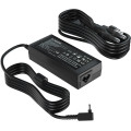 Зарядний пристрій Quekawi DL45190237 для ноутбука потужністю 45 Вт, сумісний з Acer, чорний (my-21125)