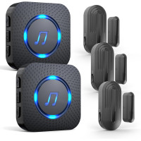 Дзвінок на вхідні двері, датчик відкриття дверей SanJie DS17, чорний (my-21138)