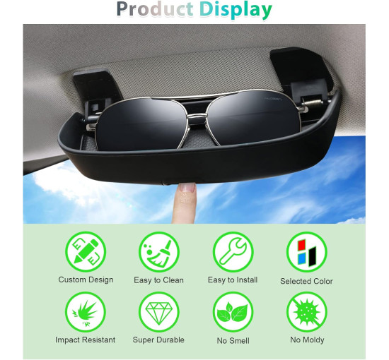 Чохол для сонцезахисних окулярів GAFAT для автомобілів VW Golf 8 ID.3 ID.4 (6090)