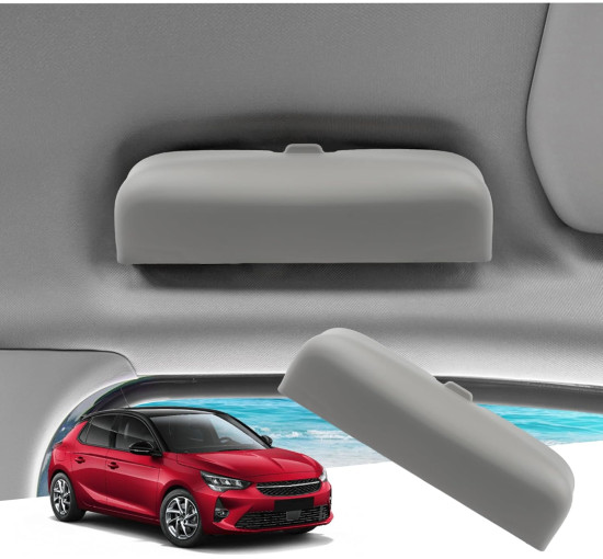 Чохол для сонцезахисних окулярів GAFAT сумісний із Opel Corsa F Astra L Grandland сірий (6094)