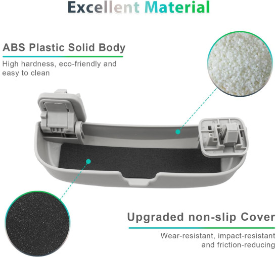 Чохол для сонцезахисних окулярів GAFAT сумісний із Opel Corsa F Astra L Grandland сірий (6094)