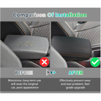 Чохол GAFAT на центральний підлокітник для Seat Leon MK4 (6076)