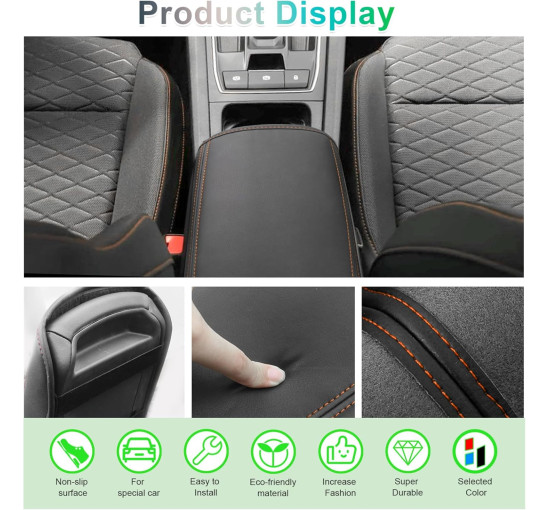 Чохол GAFAT на центральний підлокітник для Seat Leon MK4 (6076)