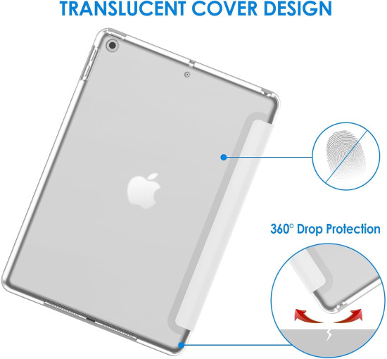 Чохол JETech для iPad 10,2 дюйма білий (6037)