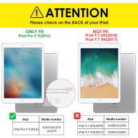 Чохол JETech для iPad Pro 9,7 дюйма 2016 року випуску чорний (6040)