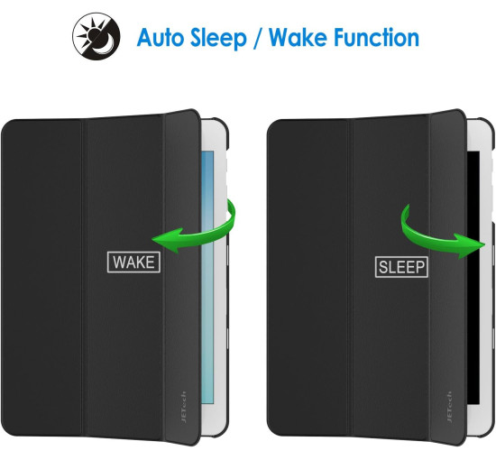 Чехол JETech для Samsung Galaxy Tab S2 9,7 дюйма черный (6047)