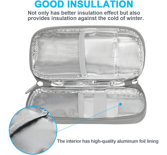 Чехол-холодильник для инсулина YOUSHARES, мраморно-зеленый (6003)