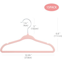 Дитячі вішалки ManGotree для одягу світло-рожеві (6108)