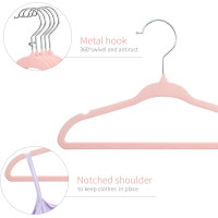 Детские вешалки ManGotree для одежды светло-розовые (6108)