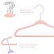 Дитячі вішалки ManGotree для одягу світло-рожеві (6108)