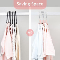 Детские вешалки ManGotree для одежды светло-розовые (6108)