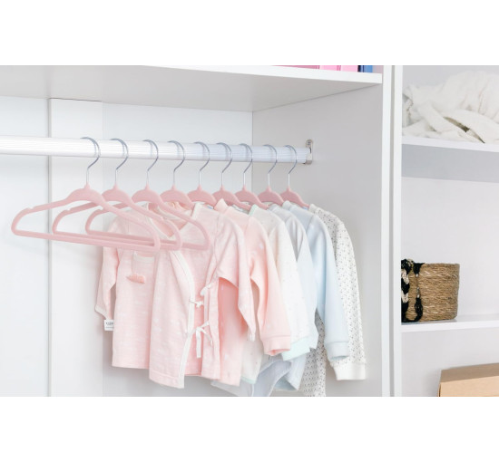 Дитячі вішалки ManGotree для одягу світло-рожеві (6108)