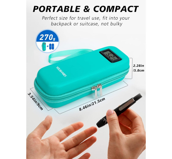 Дорожный термоконтейнер для инсулина YOUSHARES, зеленый (6001)