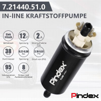 Электрический топливный насос Pindex 12В черный (6034)