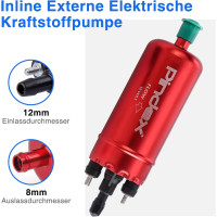 Электрический топливный насос высокого давления Pindex 12В красный (6035)