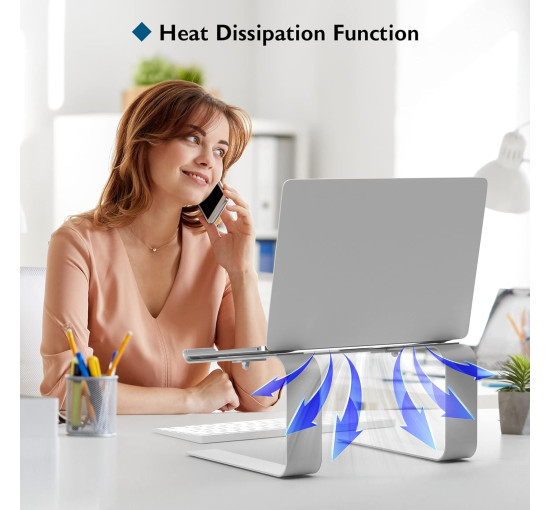 Ергономічна підставка BONTEC для ноутбуків з діагоналлю екрана від 10 до 17,3 дюймів (6093)