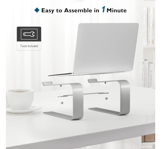 Ергономічна підставка BONTEC для ноутбуків з діагоналлю екрана від 10 до 17,3 дюймів (6093)