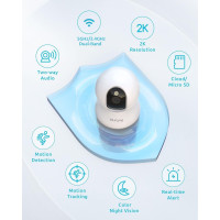 Камера видеонаблюдения Blurams для дома с обзором 360° (6072)