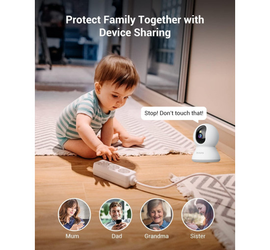 Камера відеоспостереження Blurams для дому з оглядом 360° (6072)