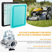 Комплект карбюратора Pindex для газонокосилки Honda GCV160 с фильтром (6041)